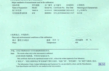 电学午夜免费小视频证书报告说明页图片